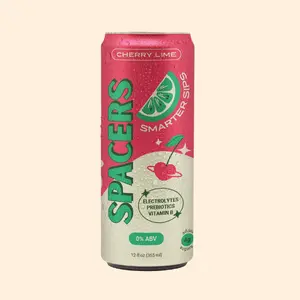 Spacers Cherry Lime Alcohol-Free Functional RTD Beverage