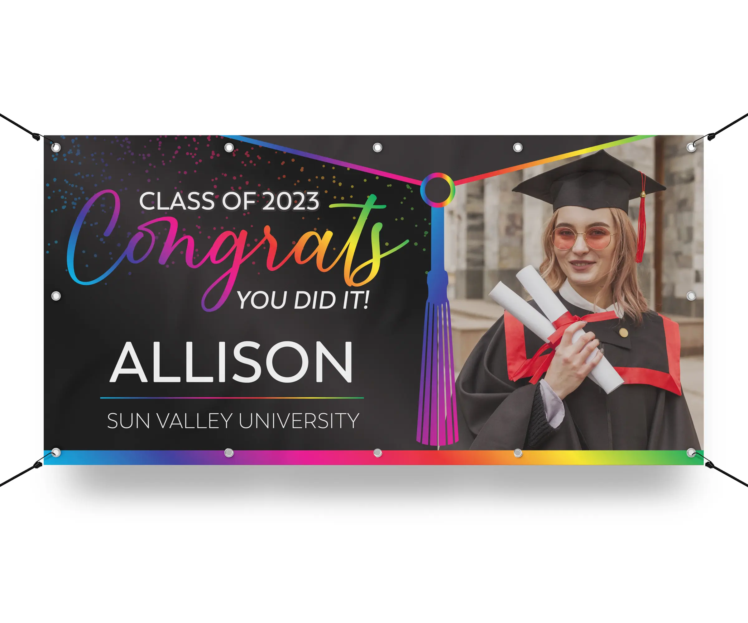 Graduation Banner - Congrats You Did It