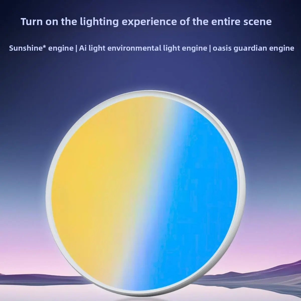 LED Ceiling Light - App-Controlled SkyCeiling Smart Light, Indoor Use for Living Room, Bedroom