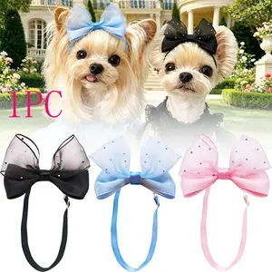 Adorable Dog Bow Headband, Pawsitively Pretty Puppy Accessory for Furry Friends, Stylish Pet Hair Tie, Perfect Gift for Animal Lovers