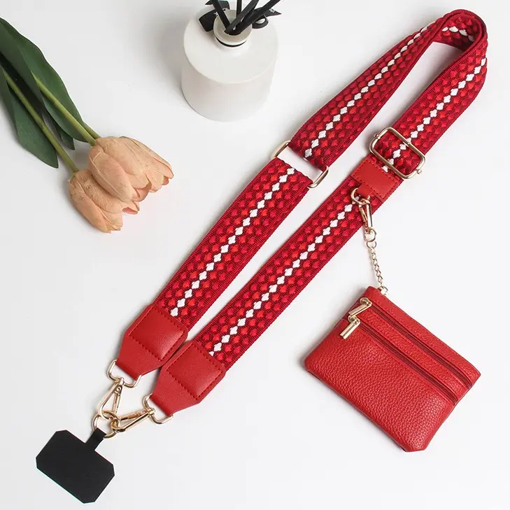 SJ-Big red and white gradient polka dots