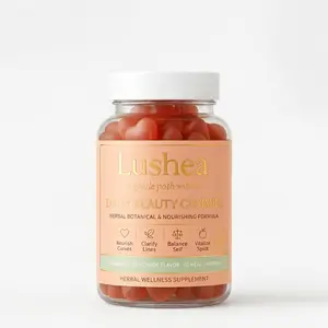 LUSHEA Botanical Gummies | Strawberry Lemonade Flavor | 60 Count