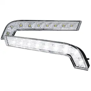 2010-2014 Ford Mustang GT LED Light Strip Bumper Lights (Chrome Housing/Clear Lens)