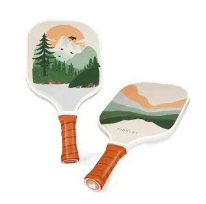 Fiberglass Pickleball Paddle with Sleeve - The Happy Camper