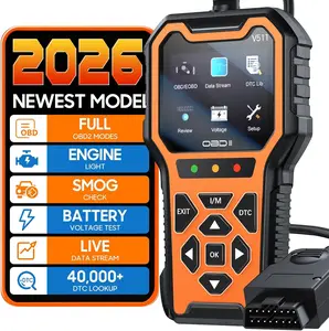 V511 OBD2 Scanner Diagnostic Tool, Check Engine Light Car Code Reader, I/M Readiness, DTC, Battery Voltage Tester, Reset, Live Data, Car Diagnostic Scan Tools for All OBDII Car Since 1996 system