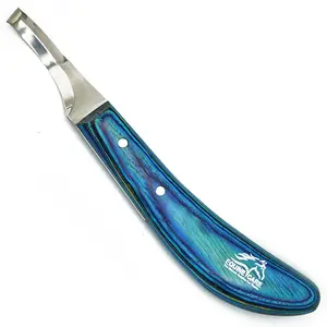 Equine Care Right-Hand Hoof Knife with J2 Stainless Steel Blade for Horses, Cows & Livestock - Ergonomic Farrier Tool