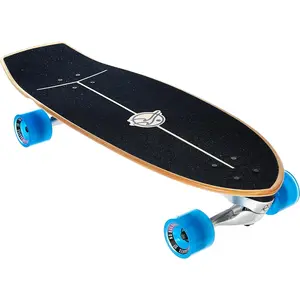 Flow Surf Skates Cruiser - 29"X10" 7-Ply North American Maple Deck, Carving Truck, Fully Assembled, Supports up to 275 Lbs for Surf-Like Carving Flow Surfskates
