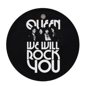 Christmas Ceramic Ornament We Will Rock You Queen Freddie Mercury Roger Taylor, Gift For Christmas, Hanging Christmas Tree