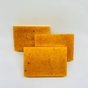 3-Pack Turmeric Face & Body Soap - Deep Cleansing Formula with Moisturizing Benefits for Daily Use