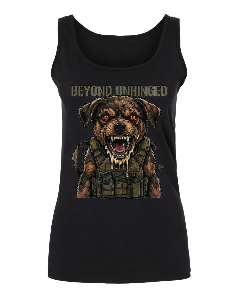 Beyond Unhinged — Tactical Pup Women's Softstyle Tank Top