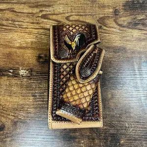 Leather Cellphone Belt Holster Fundas Estuches