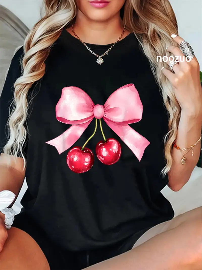 cherry tee shirt - TikTok Shop