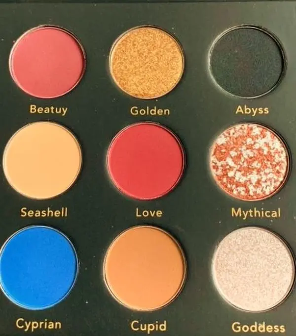 Venus Shadow Pallete Matte Glitter Satin Eyeshadow Makeup