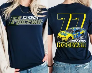 [Sale up to 50%] [Free Ship] Carson Hocevar Retro Racing Tee, Vintage NASCAR Carson Hocevar Shirt, Race Car Fan Gift