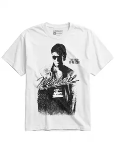 Michael Poster Tee - White
