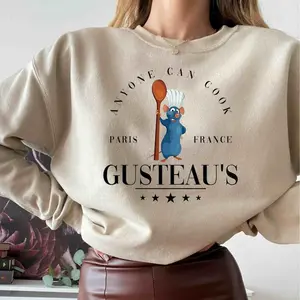 Ratatouille Sweatshirt, Anyone Can Cook Sweatshirt Shirt Hoodie