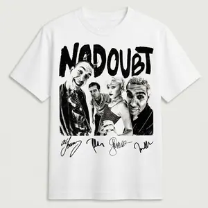 No Doubt Band Members Vintage Shirt | Retro 90s Ska Punk Graphic Tee | Classic No Doubt Music T-Shirt | Gwen Stefani Band Tee | Unisex Fan Shirt