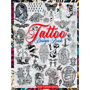 Tattoo Design Book: Over 1400 Tattoo Designs for Real Tattoo Artists, Professionals and Amateurs. Original, Modern Tattoo Designs That Will Inspire ... for Your First Tattoo. (Books for Adults) Hardcover – March 19, 2022