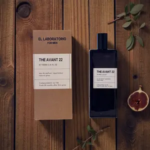 EL LABORATORIO THE AVANT 22 Men's EDP 100ml/3.4 fl.oz Scented with Black Tea Bergamot Fig Cedar Vetiver & Bay Leaf Woody Fragrance
