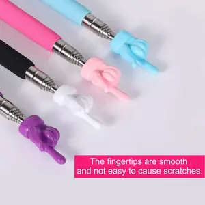 2/4pcs Adjustable Reading Pointer, Extendable Finger Pointing Stick, Teaching Aid Tool, Teacher Instruction Baton, Educational Device