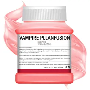 Hydrating & Moisturizing Brightened Crystal Jelly Mask Powder, 12.3 fl.oz & Vampire Pllanfusion Flavor, Natural Gel Facial Mask, Professional Skincare Face Treatment, Hyalorunic Acid Moisturizing Moisturizer Moisture Cosmetic Hydrate