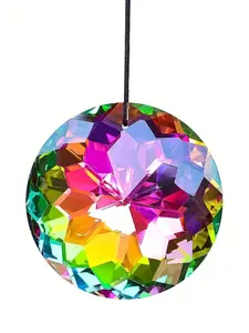 Crystal Sun Catcher Prism, Rainbow Maker Hanging Decoration, Indoor Outdoor Window Lamp Shade, Wedding Holiday Gift (christmas Halloween)