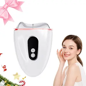 Portable household anti-aging neck and facial lifting beauty device, electric scraping and massage device, suitable for holiday gift giving