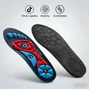 220+ lbs Comfort Support Insoles for All Day High Arch Support for Men Women, Fatigue Relief & Acupressure Pads for Work Boots & Trail Running Shoes Health