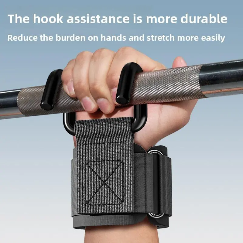 Fitness equipment, pull-up assist hook, horizontal bar hanger, wrist support, Wrist Straps, Adjustable Strap Workout, Fitness Training Straps, sports, exercise for adults, anti-slip hooks, assistive devices, Training Attachments, Workout Accessories