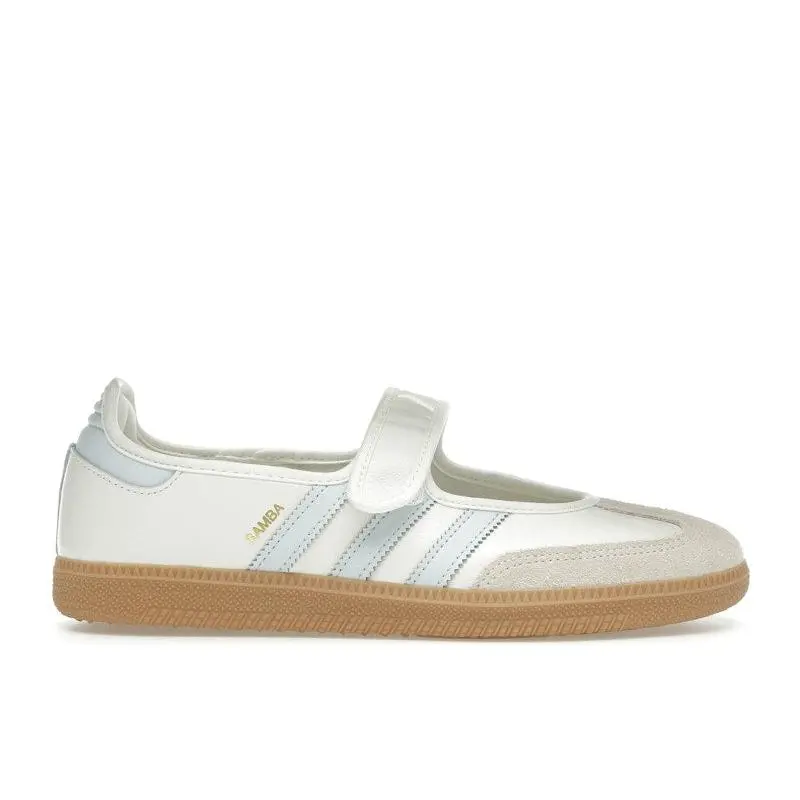 adidas Women's Samba Jane White Blue Gum, from StockX adidas Women's Samba Jane White Blue Gum, from StockX