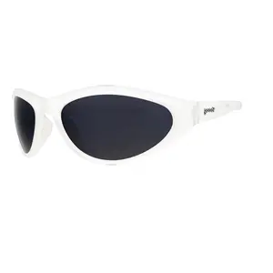 Cleared for Takeoff - goodr Clear Translucent Bug G Wrap-Around Polarized Sunglasses