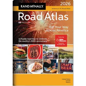 Rand McNally 2026 Road Atlas: United States, Canada, Mexico (Rand McNally Road Atlases) -- Paperback