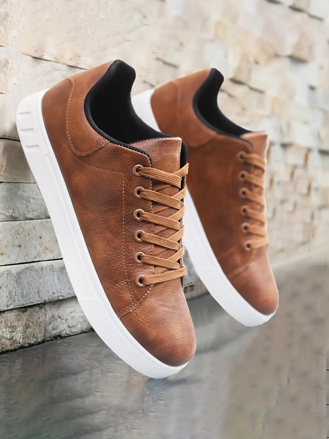 Men's Fashionable Lace Up Low Top Sneakers, Street Low Sneakers, Lifestyle Sneakers, Casual Breathable Comfortable Sports Shoes, Male All-match Round Toe Shoes for Daily Wear, Walking Shoes, Casual Sneaker Trainer