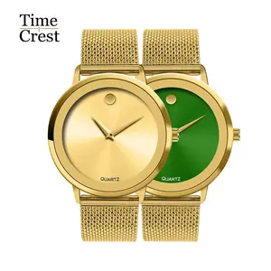 TimeCrest Fashion Round Dial Quartz Watch for Women - Trendy Casual Accessory & Ideal Gift Set for Mothers Quartz Business Watch