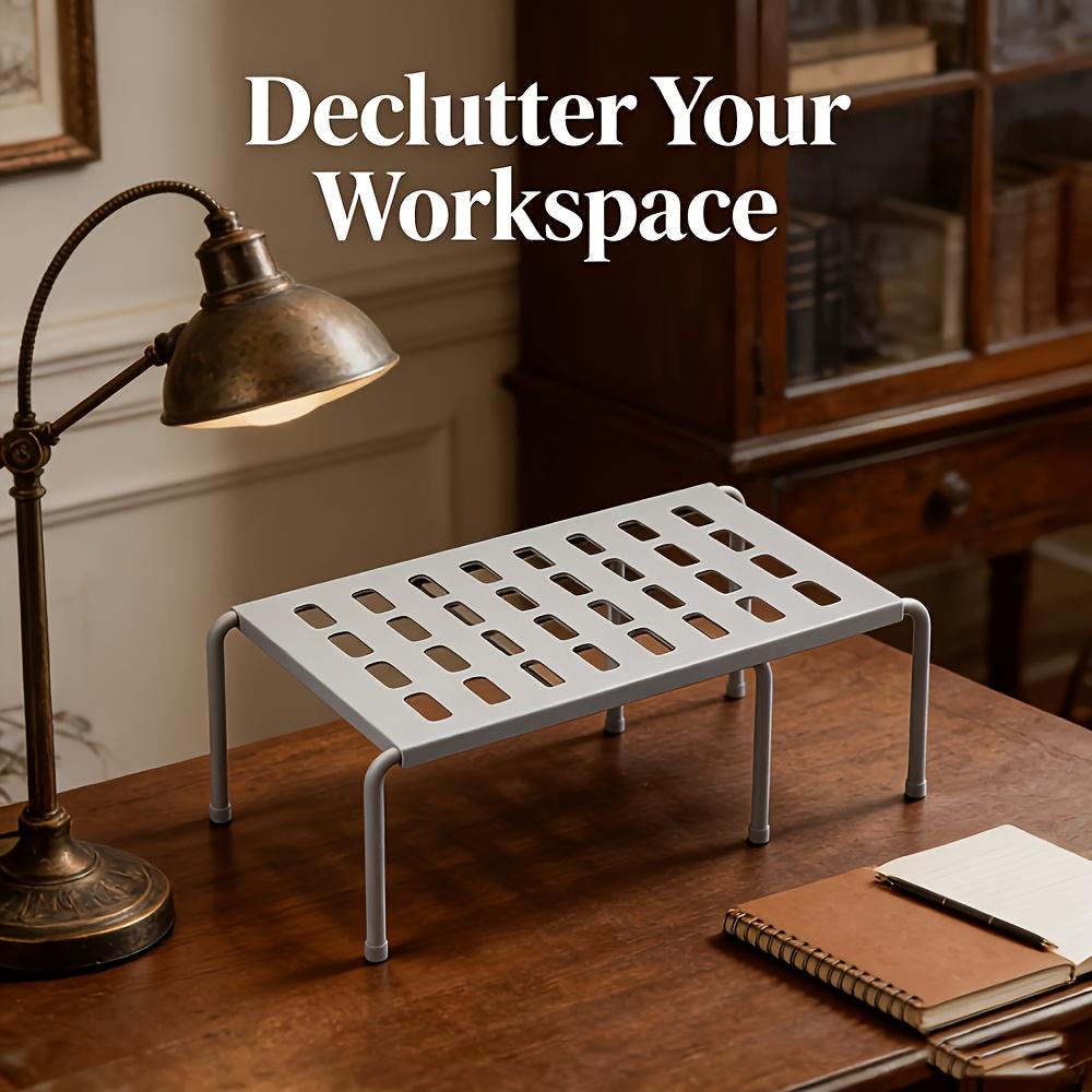 Telescopic Adjustable Storage Shelf 1 Pack - Expandable Space Saving Rack for Shoes Storage Boxes, Closet Organizer Shelf for Bedroom Closet Kitchen Bathroom Dorm