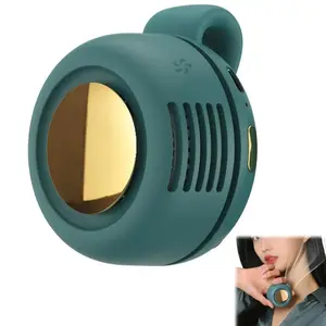 Portable Silent Mini Bladeless Electric Fan,Small Fan Clip on Shirt Waist Mini Bladeless Fan Adjustable 3-Speed for Outdoor NEW NONE