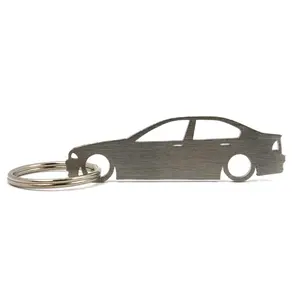 E46 Sedan Silhouette Keychain
