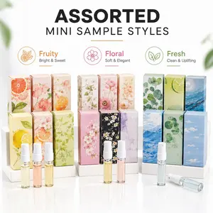 30PCS Random Perfume Sampler Set, Assorted Mini Spray Fragrance Collection, Travel Size Scent Discovery Set for Purse, Travel and Daily Use
