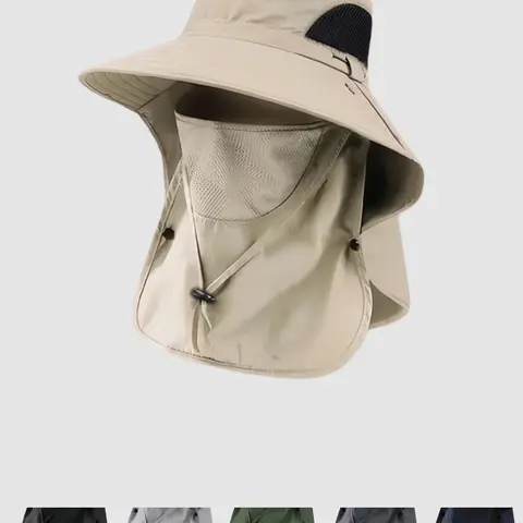 Men's Summer UV Protection Wide Brim Fishing Hat, Outdoor Sunshade Cap for Hiking & Fishing, Breathable Quick-dry Fashionable, Sun Bucket Hat, Adjustable Sun Cap, Sunscreen Hat, Lightweight Breathable Headwear