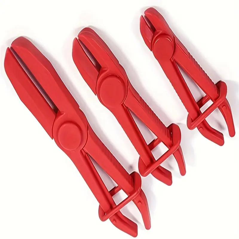 3pcs Plastic Pliers Set Cutting Pliers Sealing Pliers Automotive Oil Pipe Clamp Tools for Automotive Repair Hose Clamp Removal Installation Non Conductive Lightweight Durable Hand Tool Kit summerwins