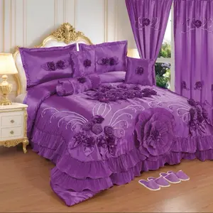 Elegant Comfort 10-Piece King Size Bedding Set - Soft Hypoallergenic Comforters for Cozy All-Season Home Decor