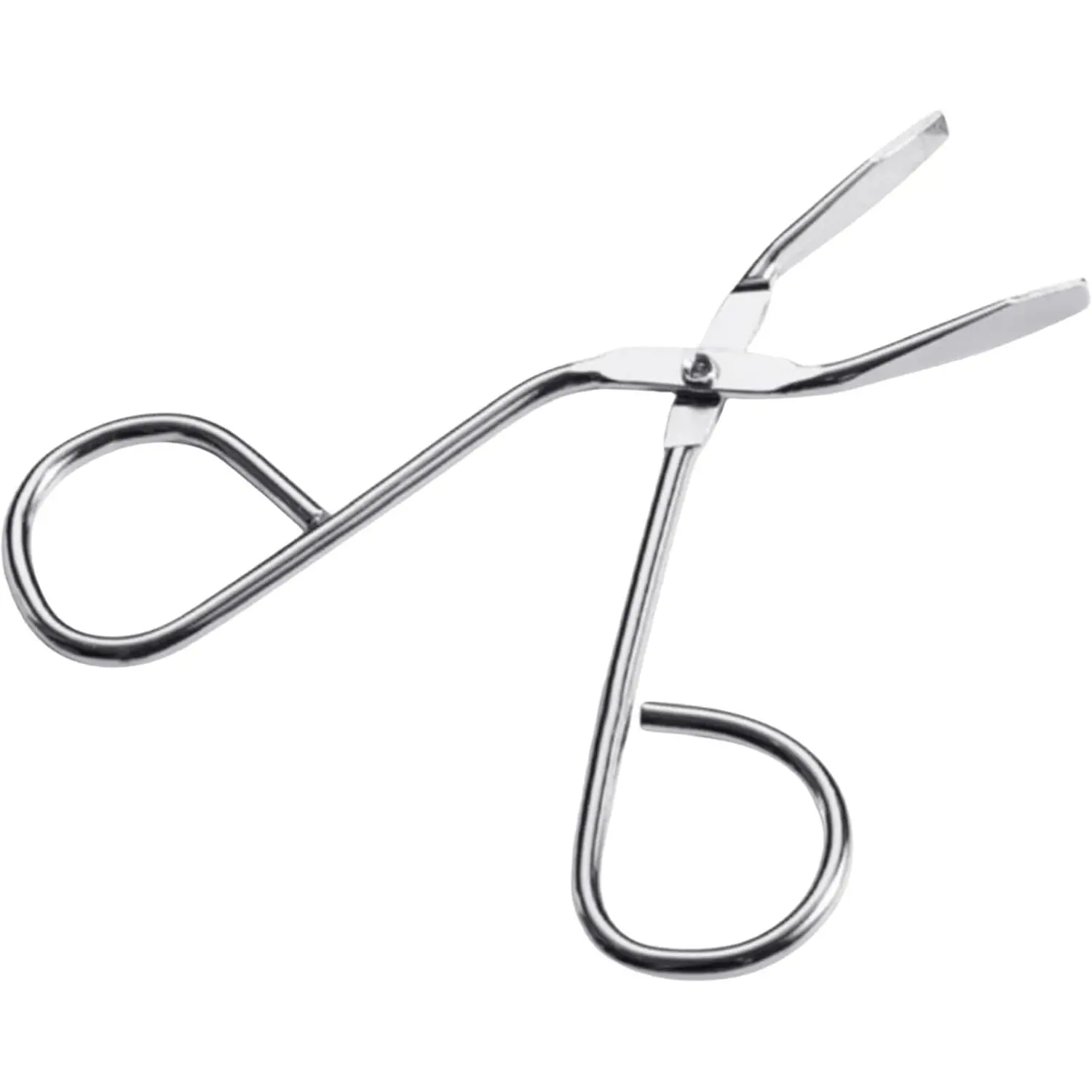 Silver Stainless Steel Eyebrow Scissors Tweezers, Flat Tip Tweezers,Shave And Hair Removal, Scissor Tweezers Eyebrows Shaped Tool For Lady Women Men Makeup Cosmetic