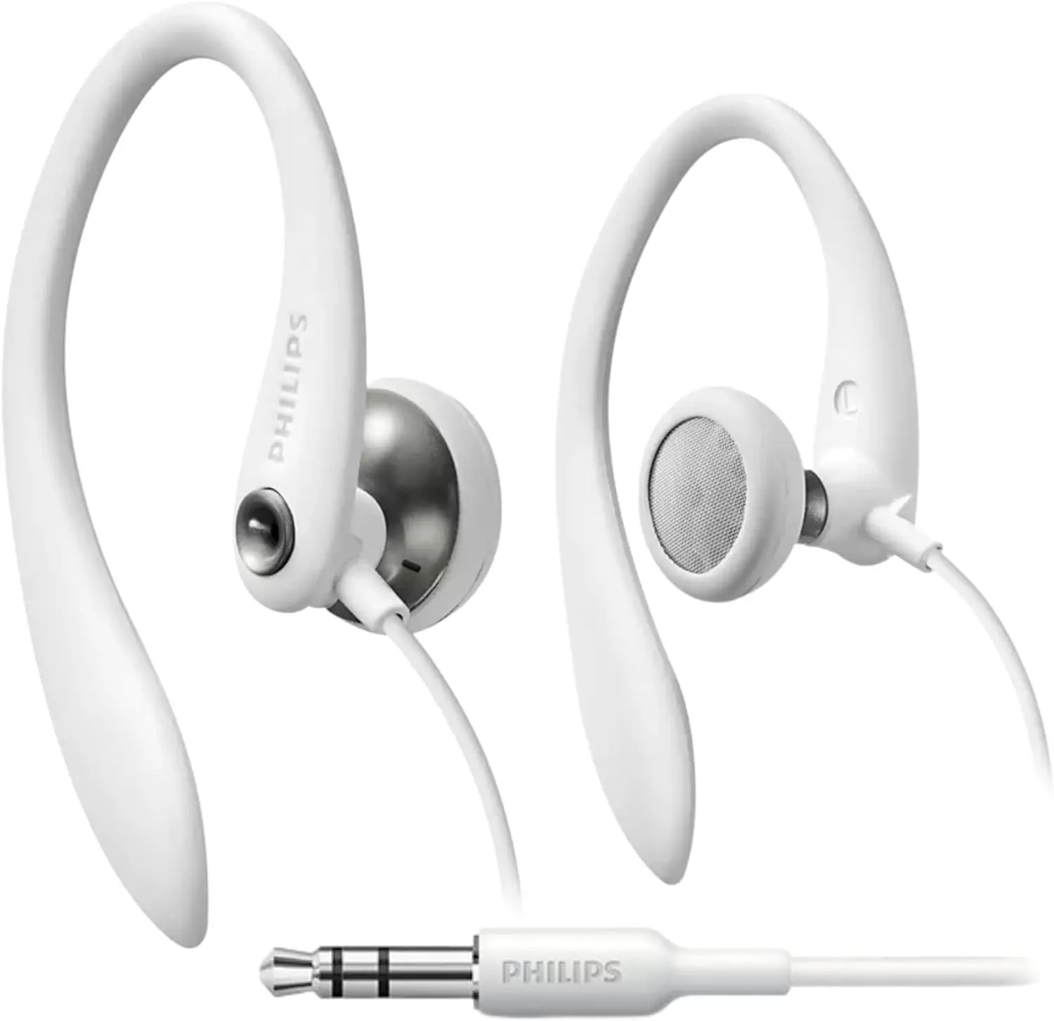PHILIPS Electronic Wired Earbuds with 15mm Speaker Driver, Flexible 3D Earhook, Durable Audio Cable for Optimum Sound Quality