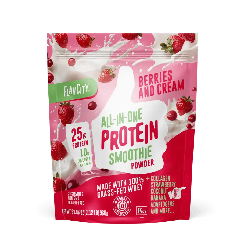 Berries & Cream Protein Smoothie Supplement Flavor