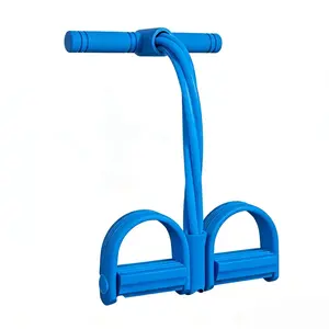 Multi-functional Pedal Resistance Band Trainer, Portable Foot Pedal Fitness Equipment for Home Gym, Full Body Workout for Sit-ups, Yoga & Abdominal Training,summervibes