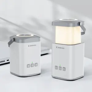 ZEEHOO Camping Lantern, Multi-Function, Color Adjustable,  Outdoor Flashlight Lamp with 8000mAh Power Bank, Rechargeable, Compact &Lightweight Travel Accessories Modern Aesthetics