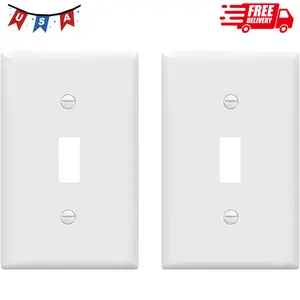 Light Switch Cover Plate,Toggle Light Switch Wall Plate,Toggle Wall Plate Cover,Standard Size 1-Gang 4.50" x 2.76"