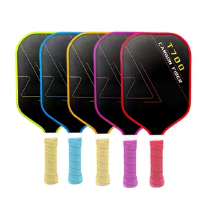 Peak Racket Carbon Fiber Ultra Light Outdoor Sports T700 Competition Pickleball Sporting Goods