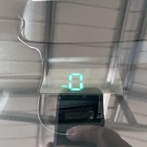 Speed Display GPS Digital Speedometer for Car MPH Windshield Projector, Universal HUD Speedometer Speed Meter LED Large Font, Plug Play Tachometer on Wind Glass for SUV Auto Vehicle Motorcycle Glof Cart Truck Motorhome All Vehicles