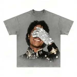 Michael Jackson Glove Graphic Tee Music MJ King of Pop T Shirt Gift for Fan 100% Cotton Short Sleeve Mens Womens Vintage Streetwear Unisex Top funny graphic tee men’s trendy t-shirts deals humorous 90s streetwear covenant boyfriend good graphic